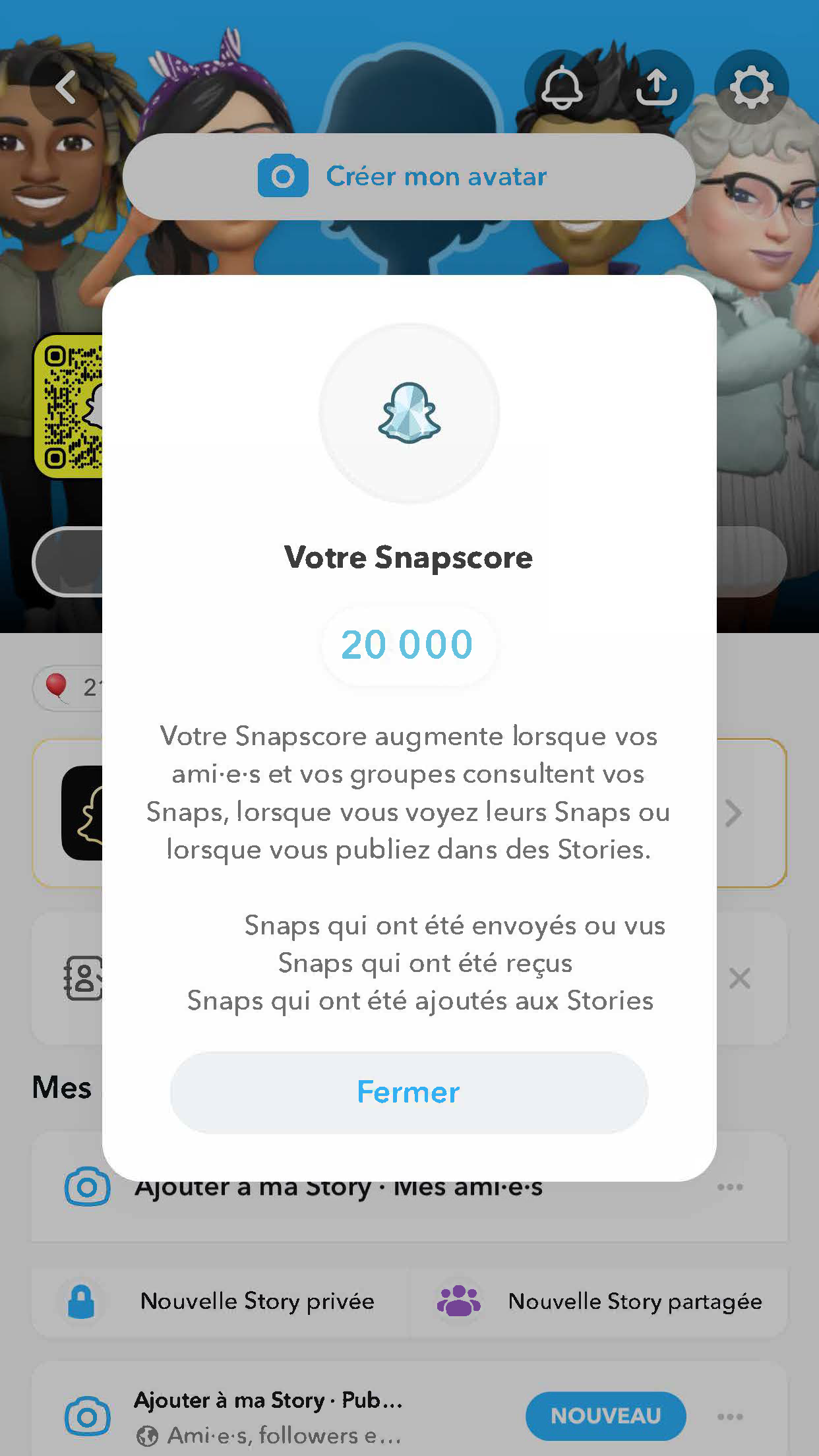 Compte Snapchat 20k snapscore 👻